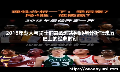 2018年湖人与骑士的巅峰对决回顾与分析篮球历史上的经典时刻